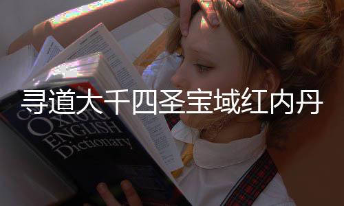 南攻红内取指寻道宝域大千丹获略四圣